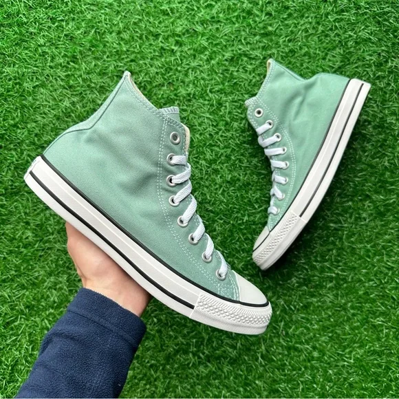 Not for sale🎁Converse Chuck Taylor All Star Ctas Hi Herby Green - Picture 3 of 10